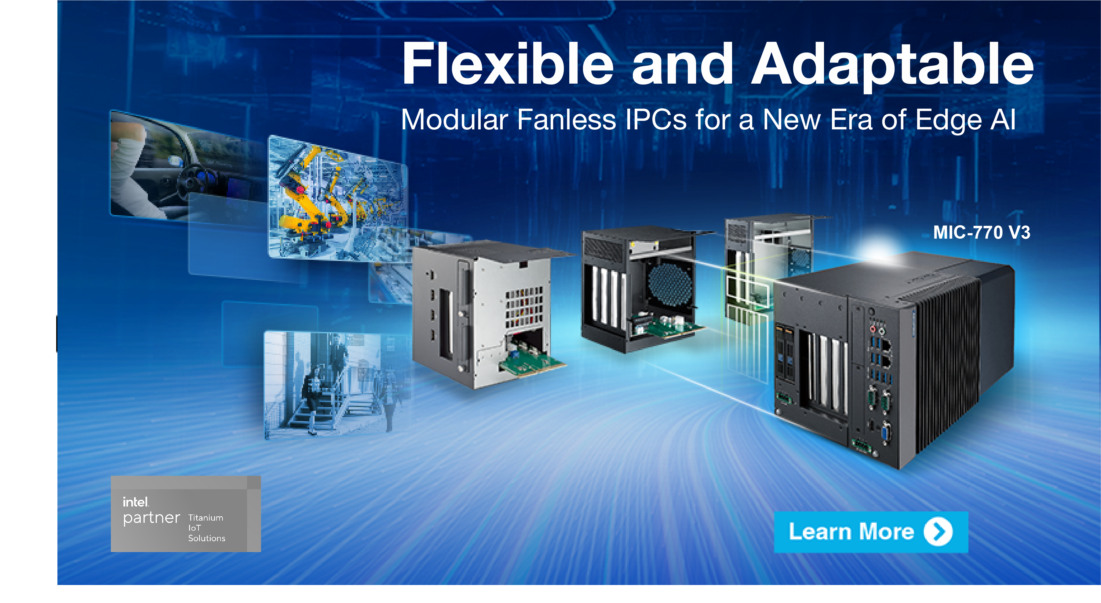 MIC-770V3 Fanless IPC for Railway Edge AI applications